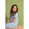 The Little Pintuck Dress, Little Boy Blue Stripe - Dresses - 4