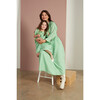 The Little Heart Dress, Spring Green Gingham - Dresses - 4
