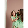The Little Heart Dress, Spring Green Gingham - Dresses - 5