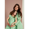 The Little Heart Dress, Spring Green Gingham - Dresses - 6