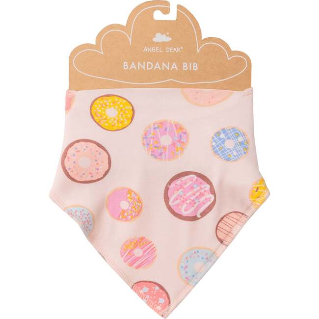Donuts Bandana Bib, Pink
