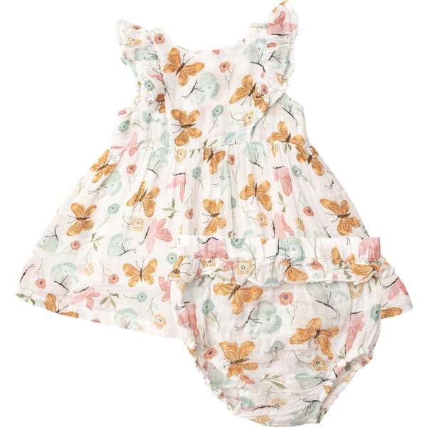 Pretty Butterflies Sundress And Diaper Cover - Angel Dear By Age ...