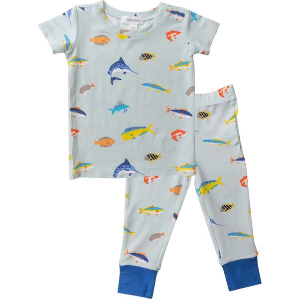 Tropical Fish Boy Loungewear Set - Angel Dear Sleepwear | Maisonette