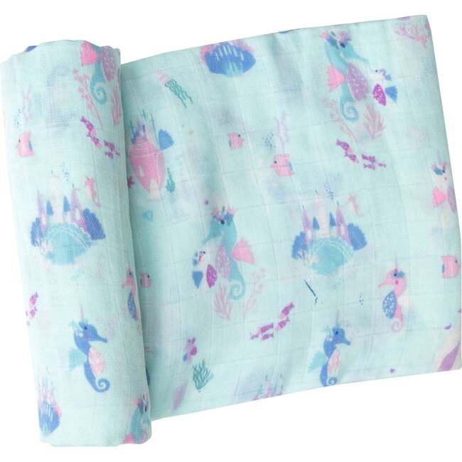 Magical Seahorse Swaddle Blanket