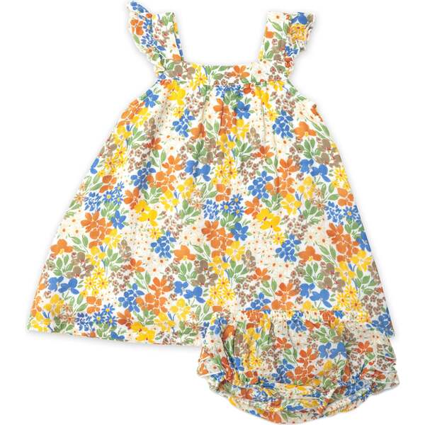 Happy Ditsy Sundress & Diaper Cover - Angel Dear By Age | Maisonette