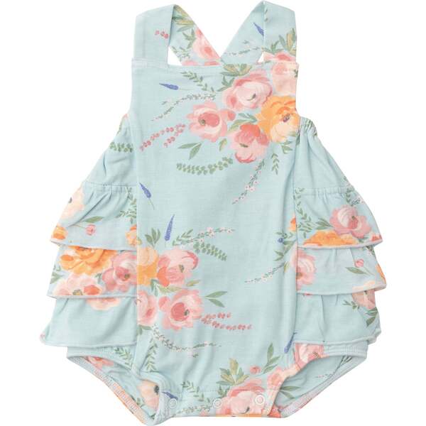 Angle Dear Blue Peony Gown 0-3 months main image 1