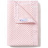 Quilted Knit Blanket, Pink - Blankets - 1 - thumbnail