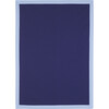 Quilted Knit Blanket, Blue - Blankets - 2
