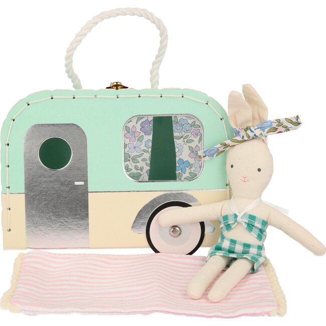 Caravan Bunny Mini Suitcase Doll - Dolls - 1 - zoom