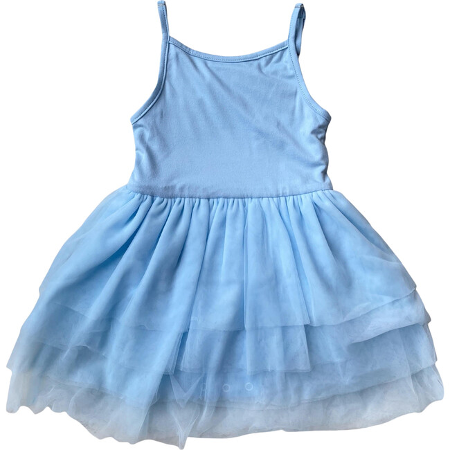 Tank Top Tutu Dress with Tulle Skirt, Cinderella Blue