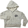 Hoodie Sweatshirt with Girl Gang Patch, Heather Gray - Sweatshirts - 1 - thumbnail