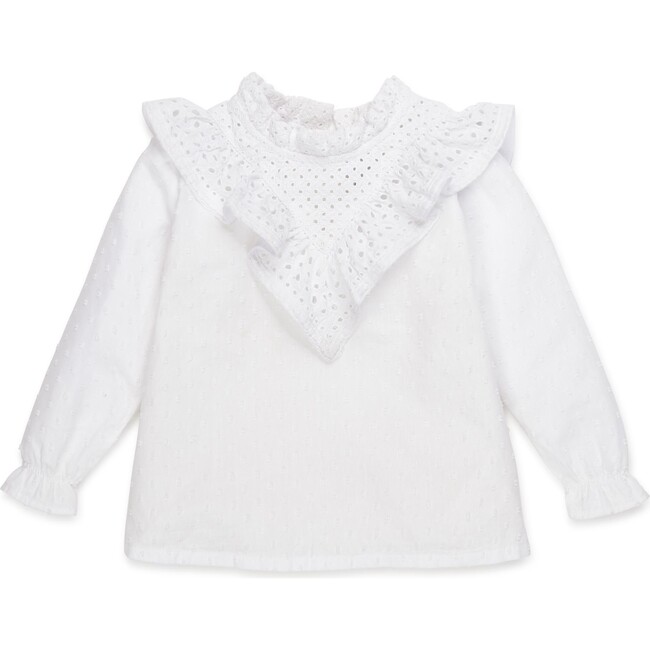 Broderie Anglaise Blouse, White