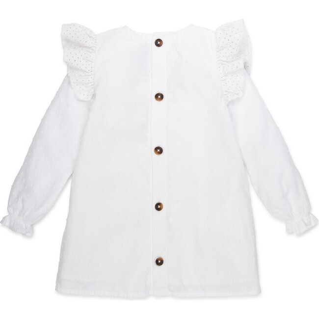 Broderie Anglaise Dress, White - Dresses - 3