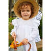 Broderie Anglaise Dress, White - Dresses - 4