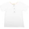 Pauli Henley Tee, White - T-Shirts - 1 - thumbnail