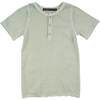 Pauli Henley Tee, Sage - T-Shirts - 1 - thumbnail