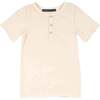 Pauli Henley Tee, Coconut - T-Shirts - 1 - thumbnail