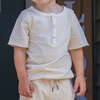 Pauli Henley Tee, Coconut - T-Shirts - 2