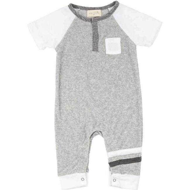 Damian Romper, Heathered Terry - Rompers - 1