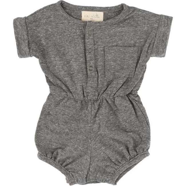 Baby Judy Romper, Heather Grey