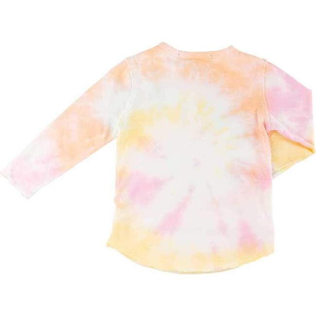 Buzz Long Sleeve Henley, Rainbow Tie Dye - Shirts - 3