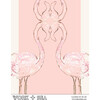 Set of 2 Flamingos On the Line Wallpaper - Wallpaper - 3 - thumbnail
