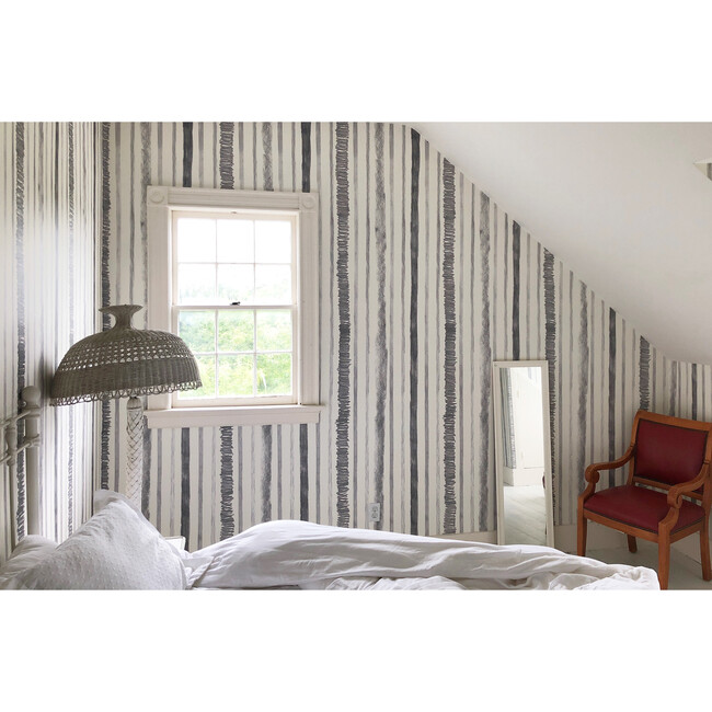 Set of 2 Pencil Stripe Wallpaper - Wallpaper - 2