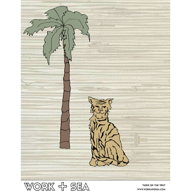 Set of 2 Tigers On the Trot Wallpaper - Wallpaper - 3