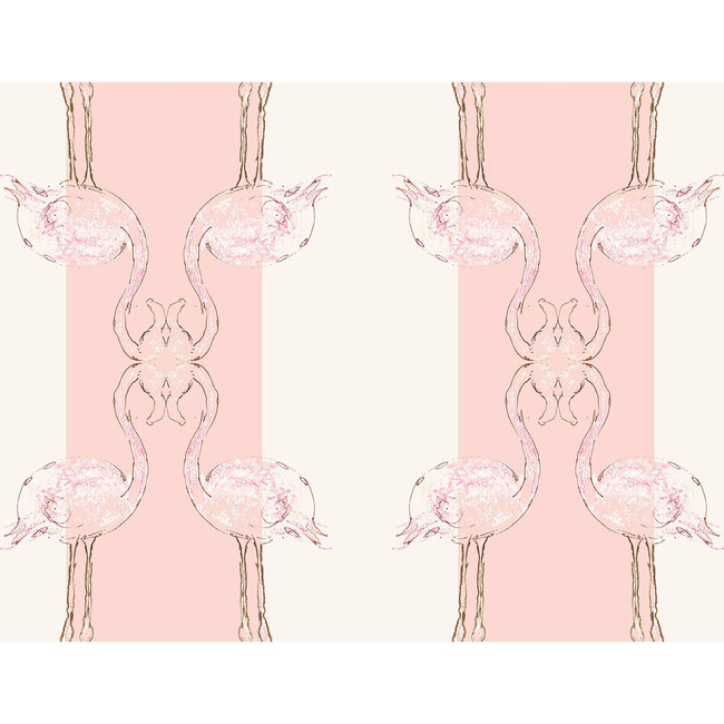 Set of 2 Flamingos On the Line Wallpaper - Wallpaper - 5