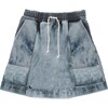 Denim Skirt, Blue - Skirts - 1 - thumbnail