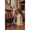 Mistinguette Dress, Cream Flowers - Dresses - 2