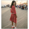 Embroidered Sun Terry Skirt - Skirts - 2