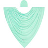 Solid Color  Sea Glass  Infant Swaddle and Beanie Set - Swaddles - 1 - thumbnail