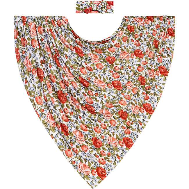 Solid Color  Pink Peony  Infant Swaddle and Headwrap Set - Swaddles - 2