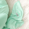 Solid Color  Sea Glass  Infant Swaddle and Beanie Set - Swaddles - 3 - thumbnail