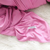 Solid Color  Pink Peony  Infant Swaddle and Headwrap Set - Swaddles - 4
