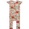 Alma  Ruffled Capsleeve Henley Romper - Rompers - 1 - thumbnail