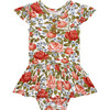 Alma  Ruffled Capsleeve Henley Twirl Skirt Bodysuit - Onesies - 1 - thumbnail