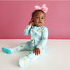 Donuts  Footie Zippered One Piece - Pajamas - 4