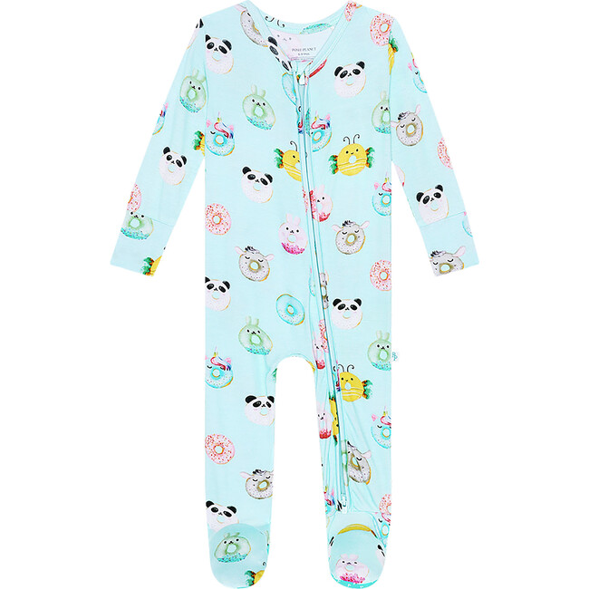 Donuts  Footie Zippered One Piece - Pajamas - 5