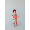 Alma  Ruffled Capsleeve Henley Romper - Rompers - 3