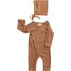 Onesie Cotton Modal, Rust - Onesies - 1 - thumbnail