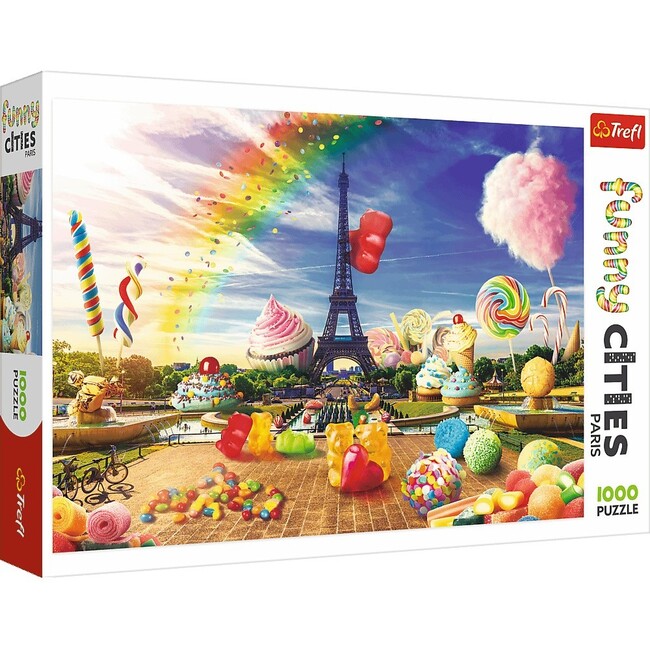 1000 Piece Jigsaw Puzzle, Funny Cities Sweet Paris
