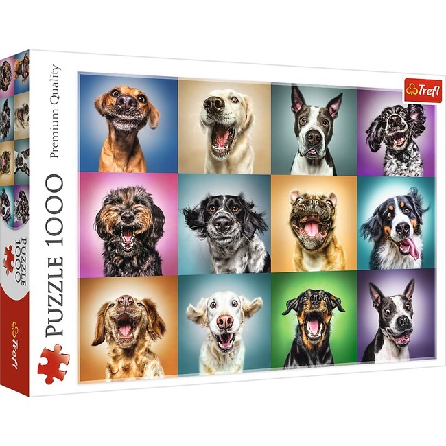 1000 Piece Jigsaw Puzzle, Funny Dog Portraits