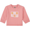 Bonton Logo Sweatshirt, Pink - Cardigans - 1 - thumbnail