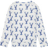 Lobster Crewneck Sweatshirt, Blue - Sweatshirts - 2
