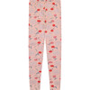 Floral Leggings, Pink - Leggings - 2 - thumbnail