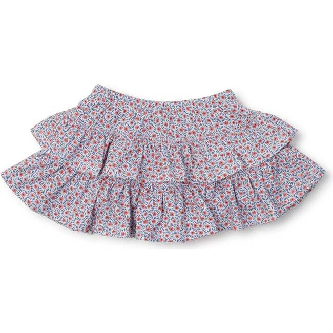 Maggie Girls' Tiered Pima Cotton Skirt, Firework Floral
