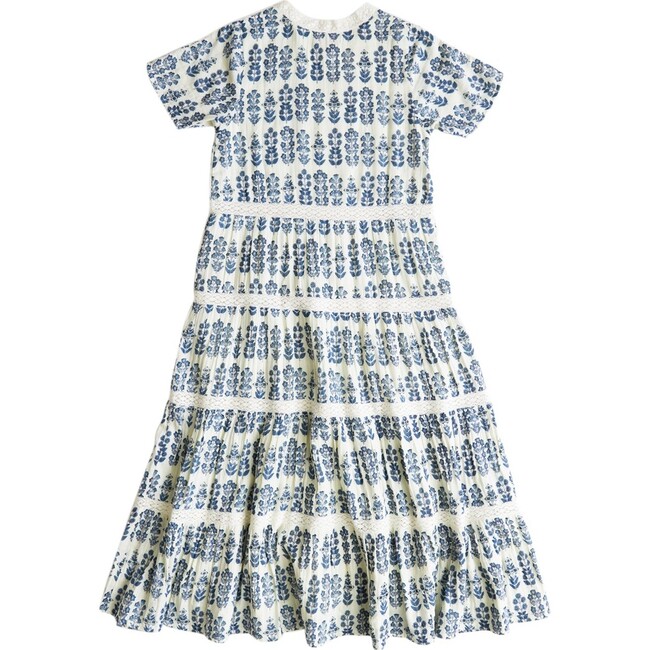 Women's Indy Dress, Blue Field Floral - Dresses - 3