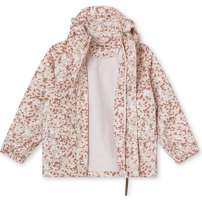 Julien Rain Jacket, Print Almost Mauve - Raincoats - 7